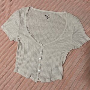 White Pacsun Crop Top